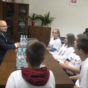 Wizyta uczniów pracujących w projekcie Critical Science Detectives w PUIK w Łukowie